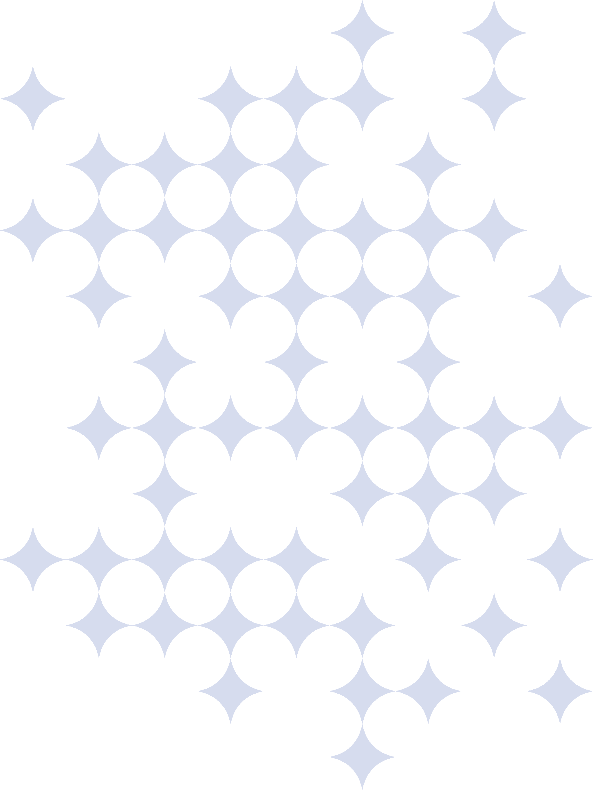 Decorative star pattern